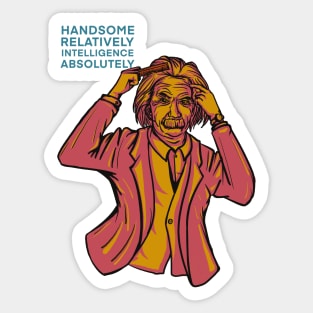 Einstein relativity Sticker